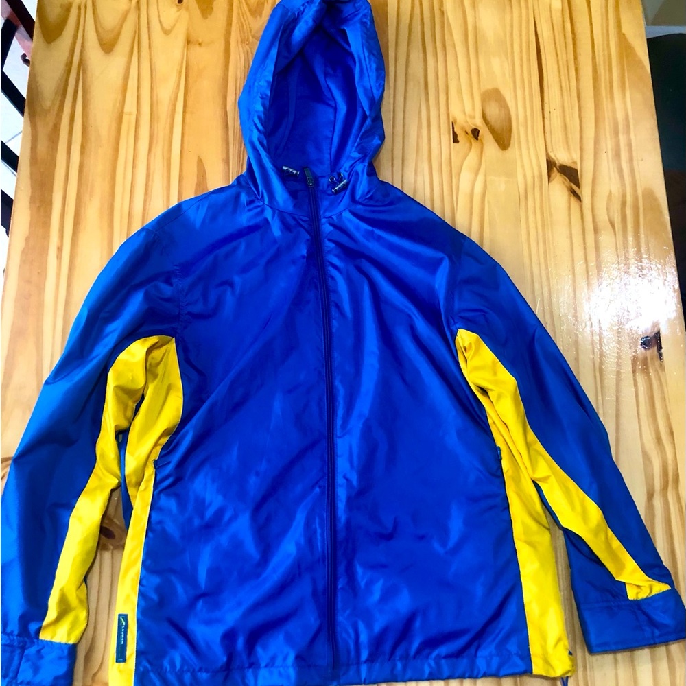 VINTAGE Ralph Lauren Jacket Womens Medium Blue Sailing Full Zip Small